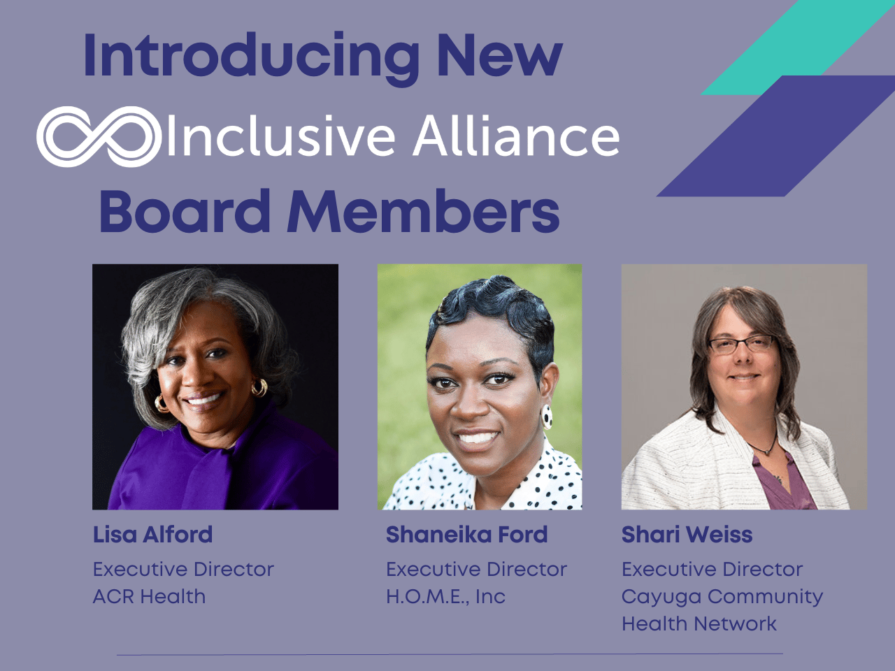 Inclusive Alliance Announces New Members To Their Board of Directors