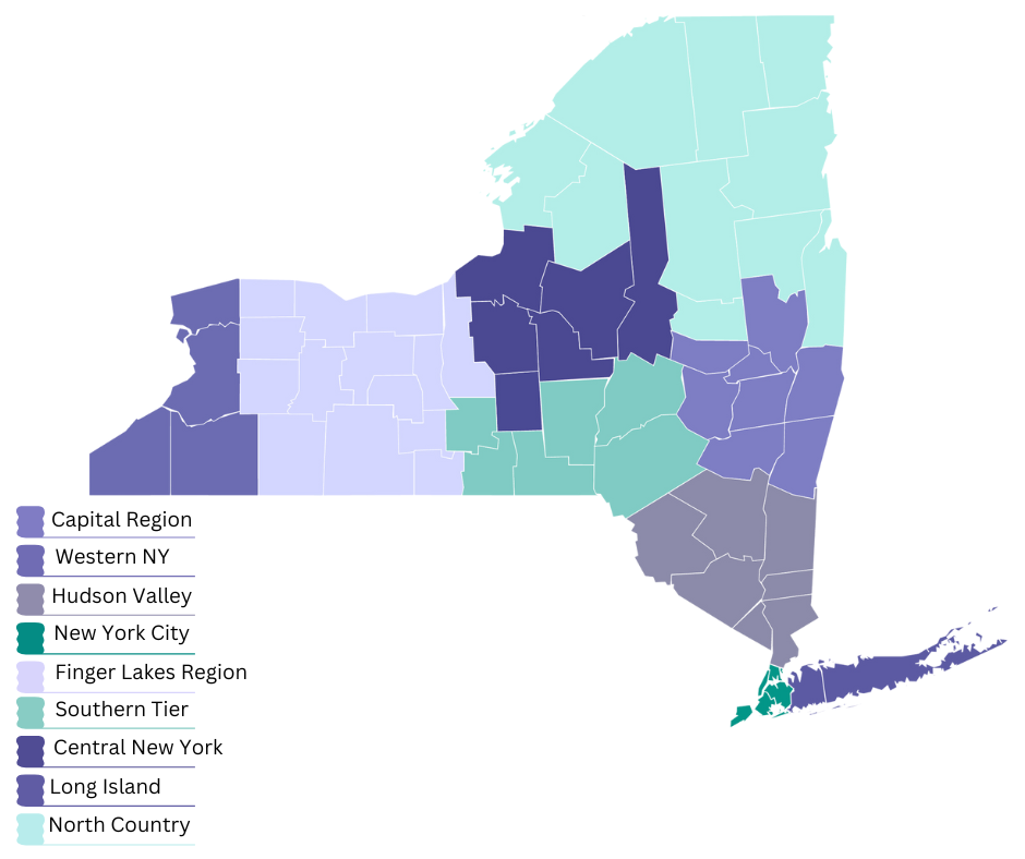 NYS- SCN Region Map